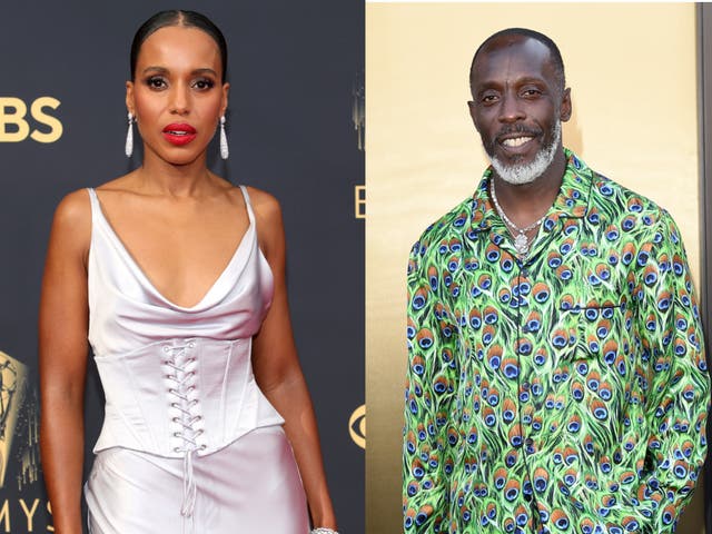 <p>Kerry Washington Michael K Williams</p>