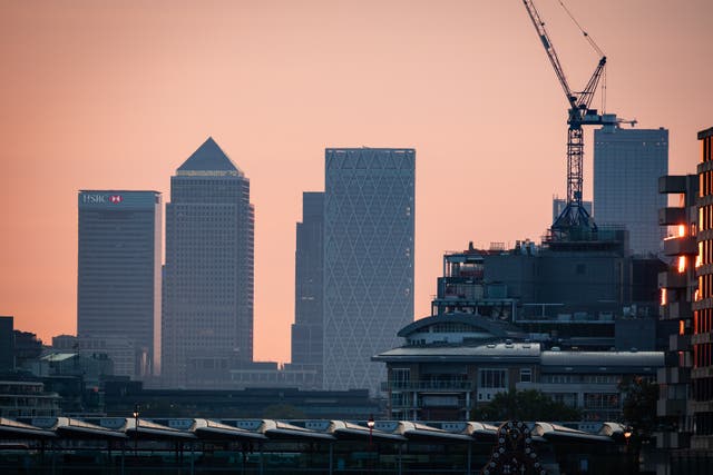 Banks in London performed well despite a poor day for the FTSE 100. (Aaron Chown/PA)