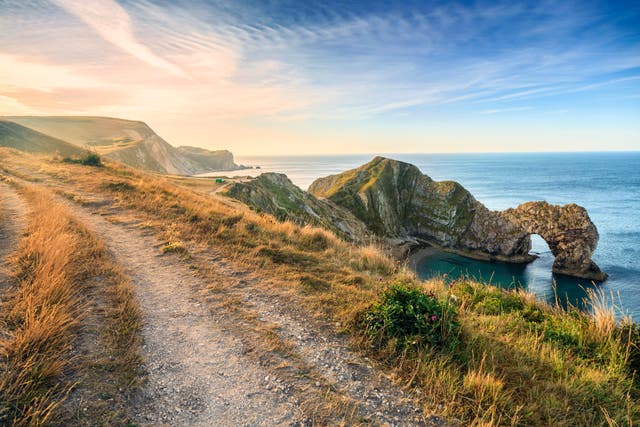 <p>Durdle Door is a tourist hotspot in the summer</p>