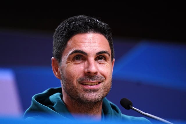 Arsenal boss Mikel Arteta credited his staff and players’ efforts after his manager of the month award (Bradley Collyer/PA)