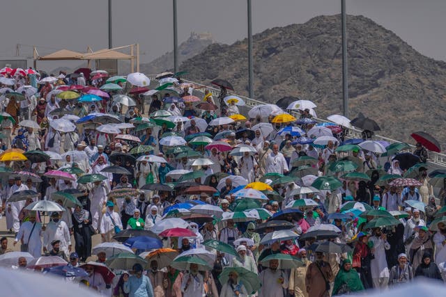 APTOPIX Saudi Arabia Hajj