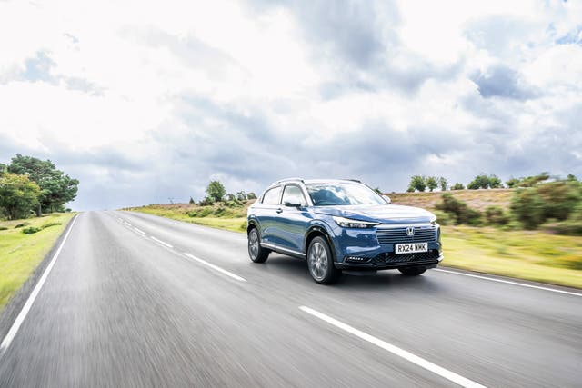 <p>The Honda HR-V: a hybrid SUV with a coupe-style design</p>