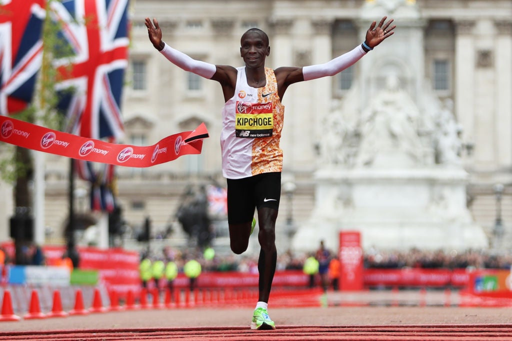 Eliud Kipchoge has won the London Marathon four times