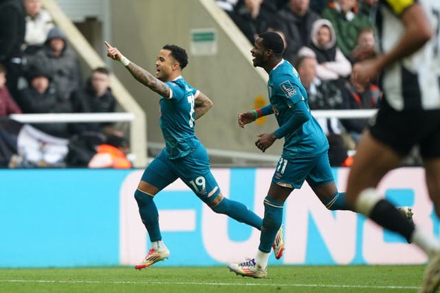 <p>Justin Kluivert scored a sensational hat-trick against his father’s former club</p>