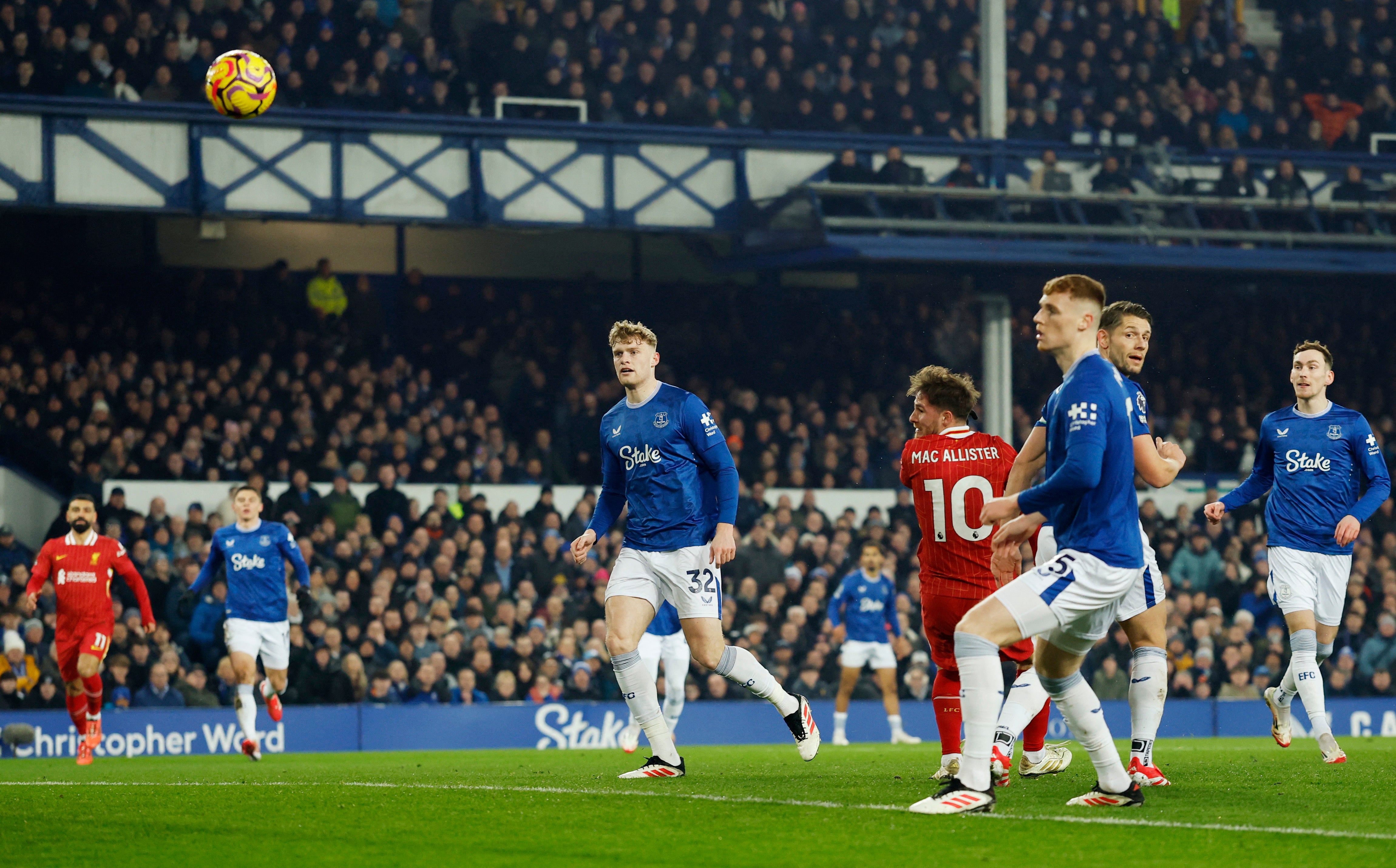 Alexis Mac Allister's headed effort brought Liverpool an equaliser
