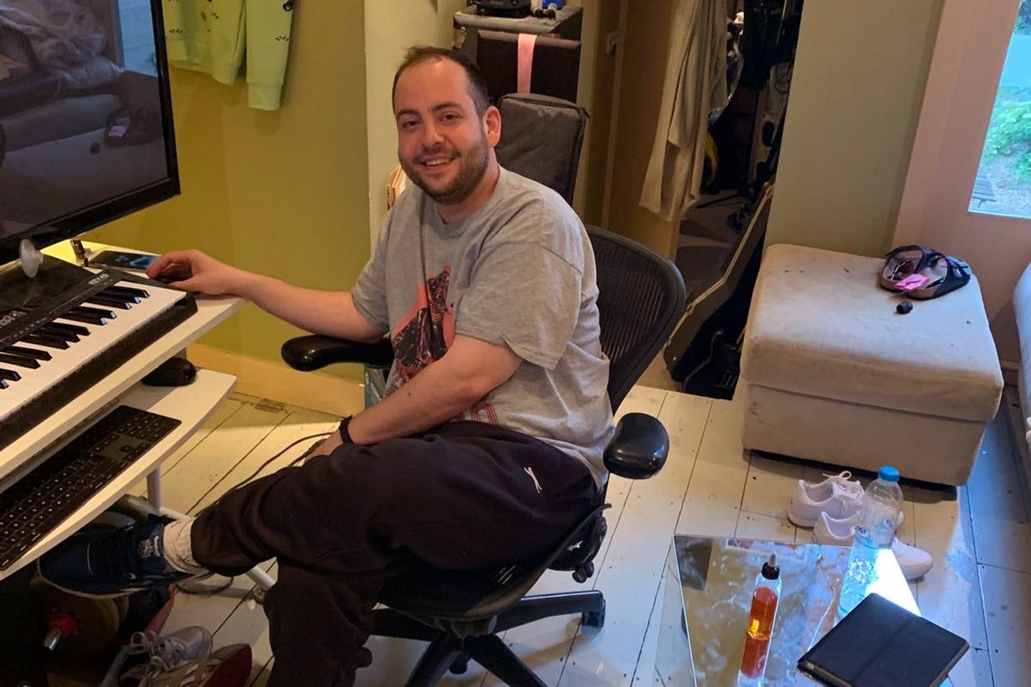 The music producer and life coach has cut out ‘alcoholic foods’ such as chips, crisps, donuts, chocolates, biscuits, and pizza