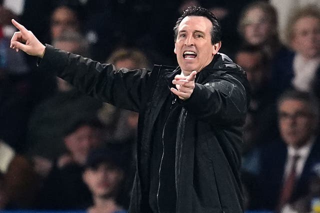 Unai Emery’s side lost in Paris (Adam Davy/PA)