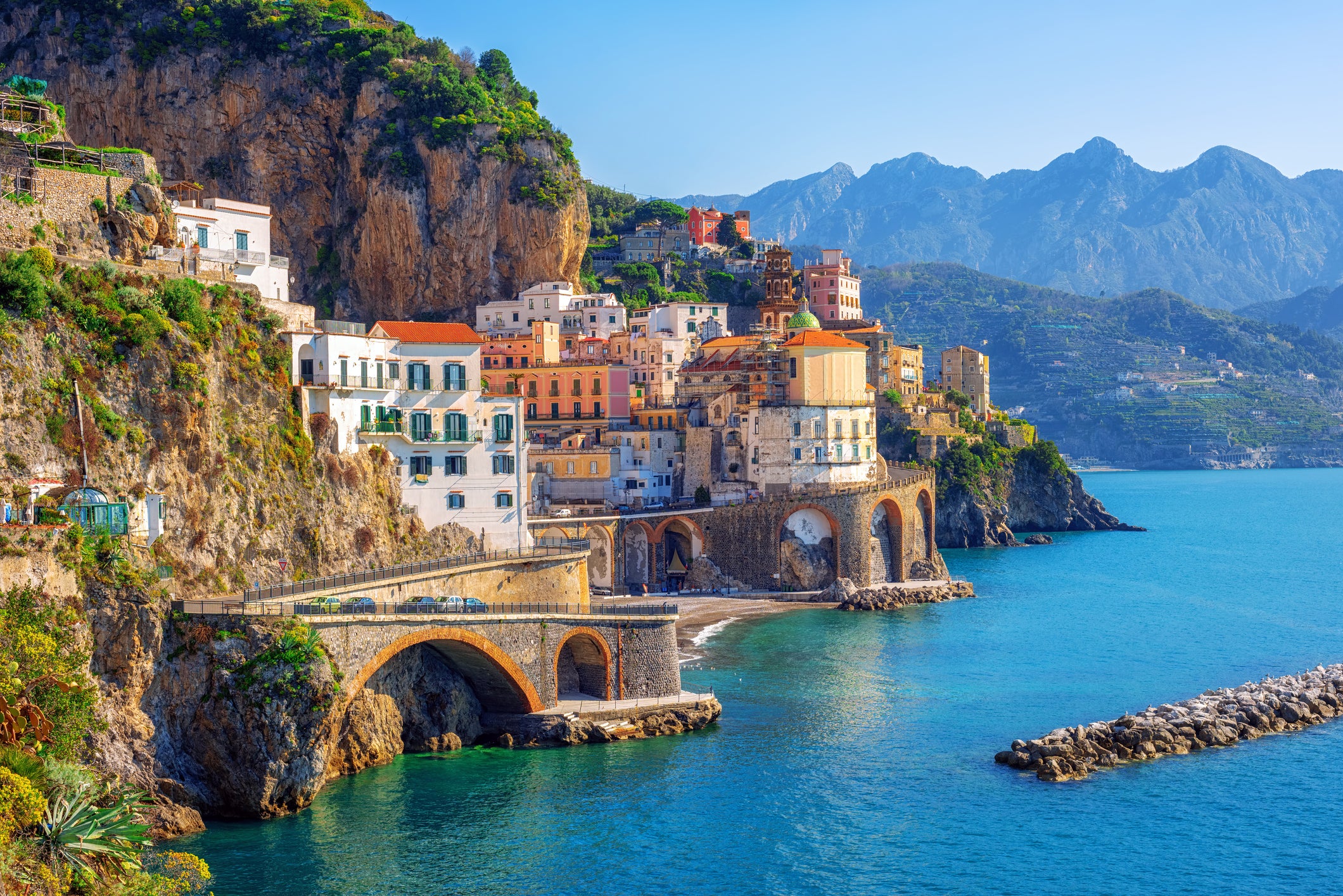 The first stop on this two-wheeled adventure was the postcard-perfect town of Atrani