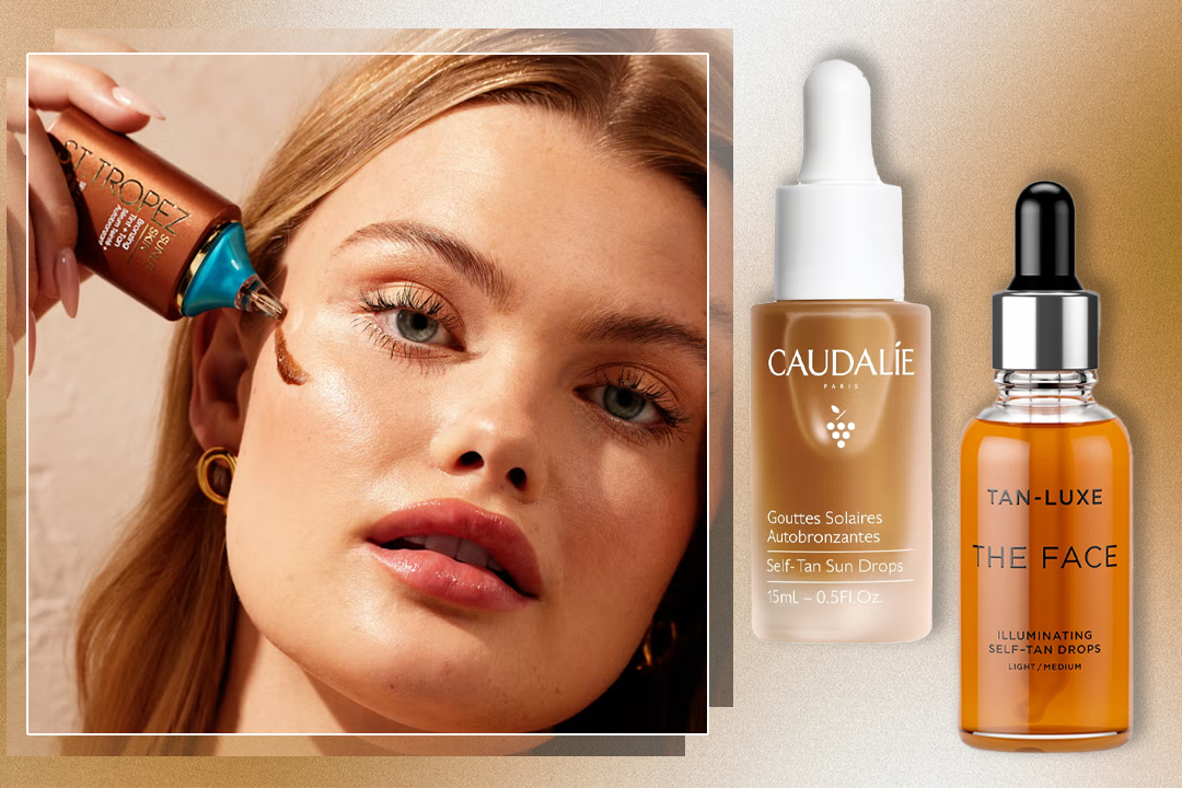 Face fake tan formulas are available as drops, serums, creams and more