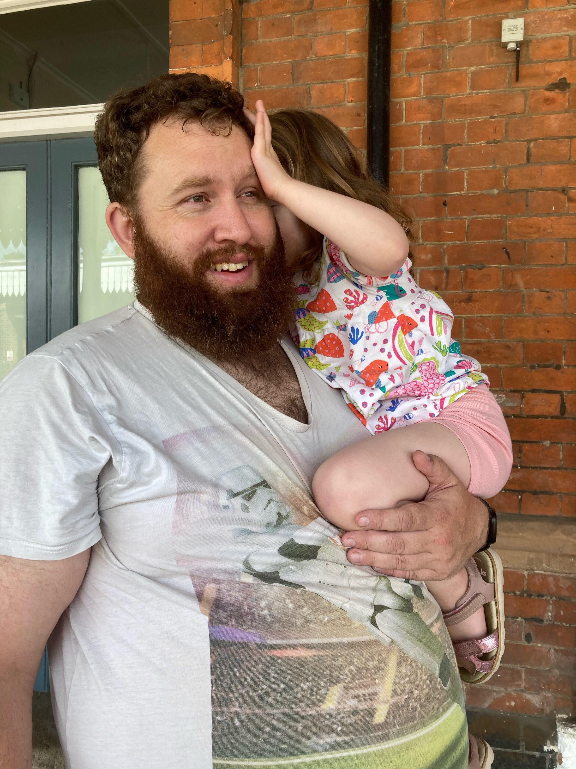 Dan Shilling said he previously used to struggle to keep up with his daughter Betsy.