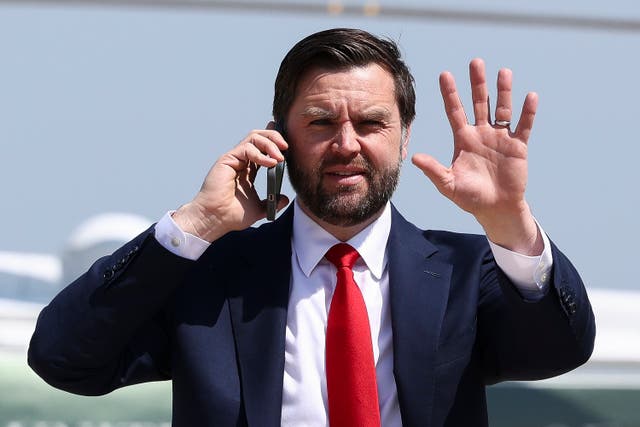 <p>Vice President JD Vance dismissed the low approval ratings in  recent polls, saying he 'doesn't care,' sparking backlash online</p>