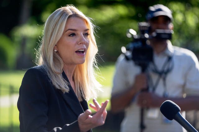 <p>Pam Bondi says FBI is ‘diligently reviewing’ Epstein files after being asked whether they were missing</p>