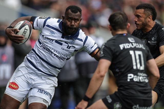 <p>Castres' Fiji wing Josaia Raisuqe </p>