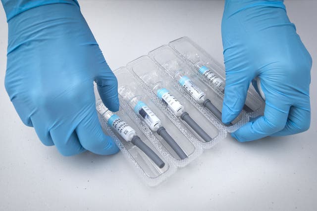 Health officials said there was a ‘mixed picture’ of free vaccine uptake across England (PA)