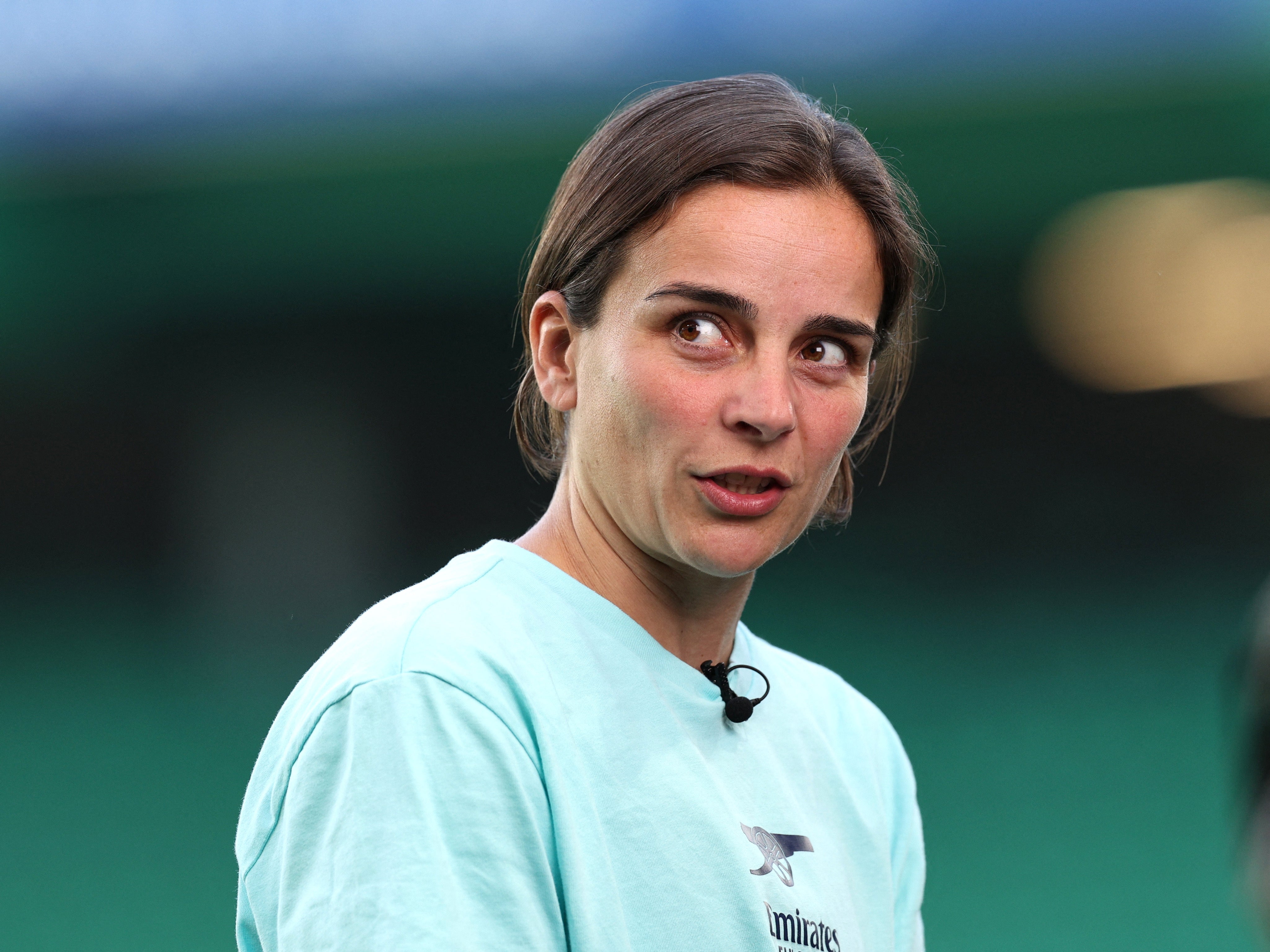 Arsenal head coach Renee Slegers ahead of the Women's Champions League final