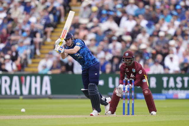 <p>Brook spearheaded the thrashing of the West Indies</p>