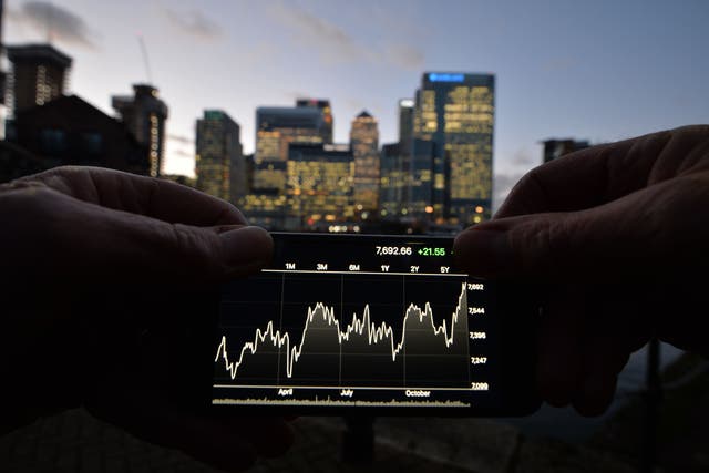 Millennial investors bought cheap stocks in the market turmoil following Donald Trump’s ‘liberation day’ tariffs announcements, a survey reveals (John Stillwell/PA)