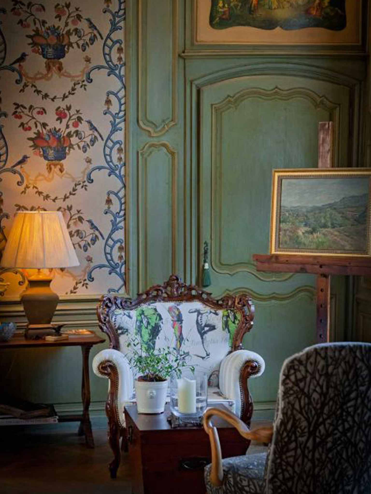 Labour of love: The restored drawing room