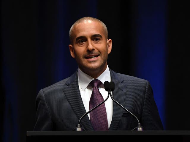 <p>UFC play-by-play commentator Jon Anik</p>